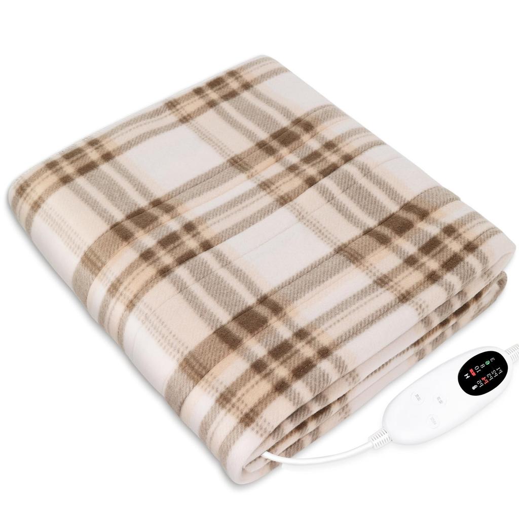 Electric Single 5 Temperature 140x80cm Blanket, 140x80cm, Washable, Size, 4-Level Timer, Settings, ...
