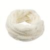 Herbst und Winter Verdickung Einfarbige Plüsch Strickwaren Krapfen Schal Outdoor Wärme Kabelloser Ring Schal