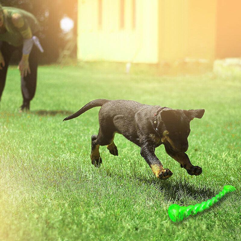 Giocattolo interattivo per l'addestramento del cane da compagnia, divertente, con molari, in gomma resistente, giocattolo per la pulizia dei denti, giocattolo da masticare di grandi dimensioni, di medie dimensioni