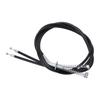 2pcs ATV Front Brake Cable High Strength Steel Heavy Duty Dual Construction for GY6 125 150 200 250cc Auto