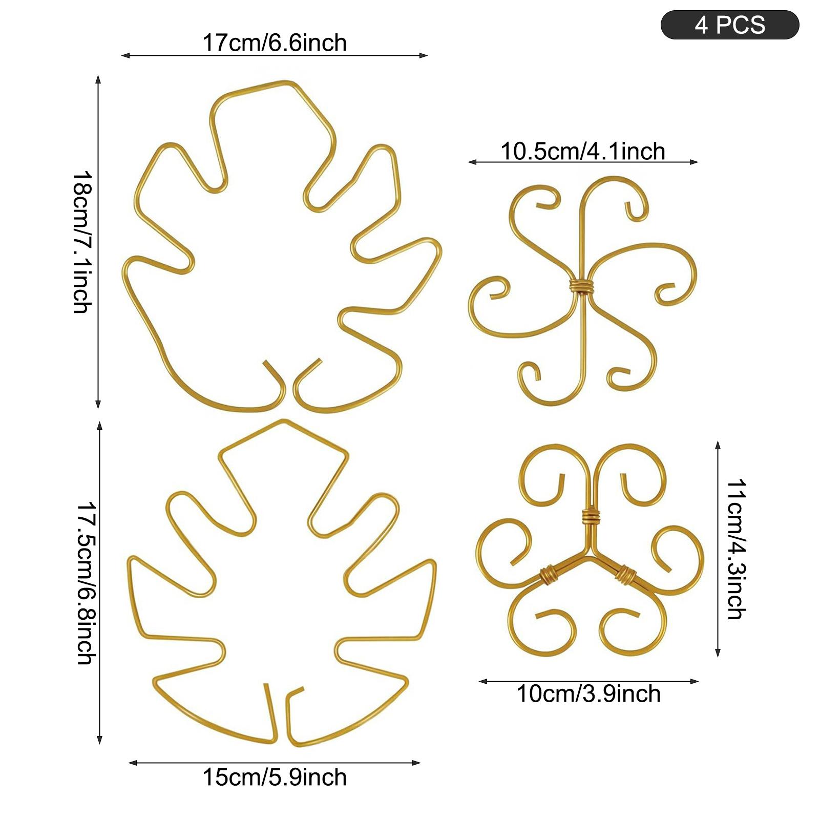 

4pcs Plant Stem Support Monstera Leaf Support Vine Support Clips Garden Fixing Clis Multifunctional Plant Support Stem Holder