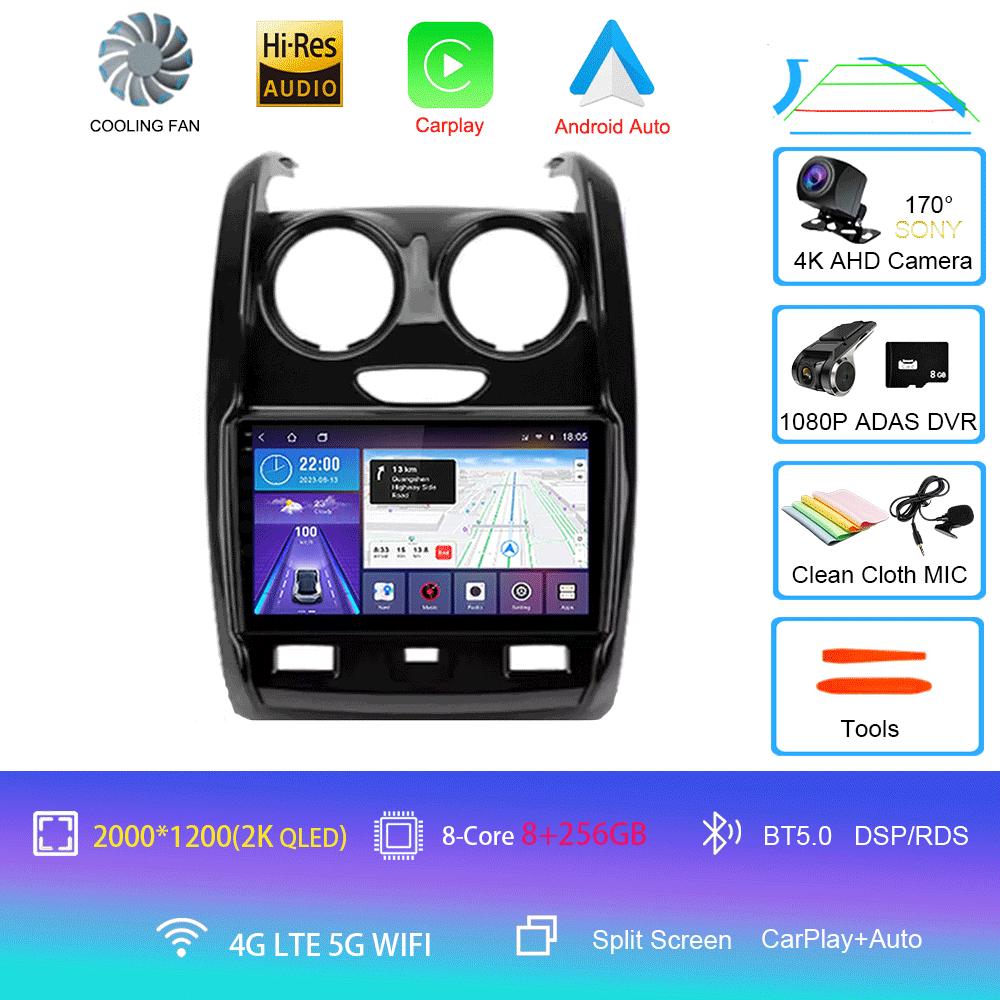 Android 14 Car Radio For Renault Duster 2015 - 2021 For LADA Largus 2021 Multimedia Video Player Navigation Stereo GPS