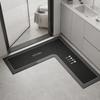 L-Shaped Kitchen Rug Anti-slip Bathroom Mat Luxury Kitchen Corner Carpet  For Home Corner