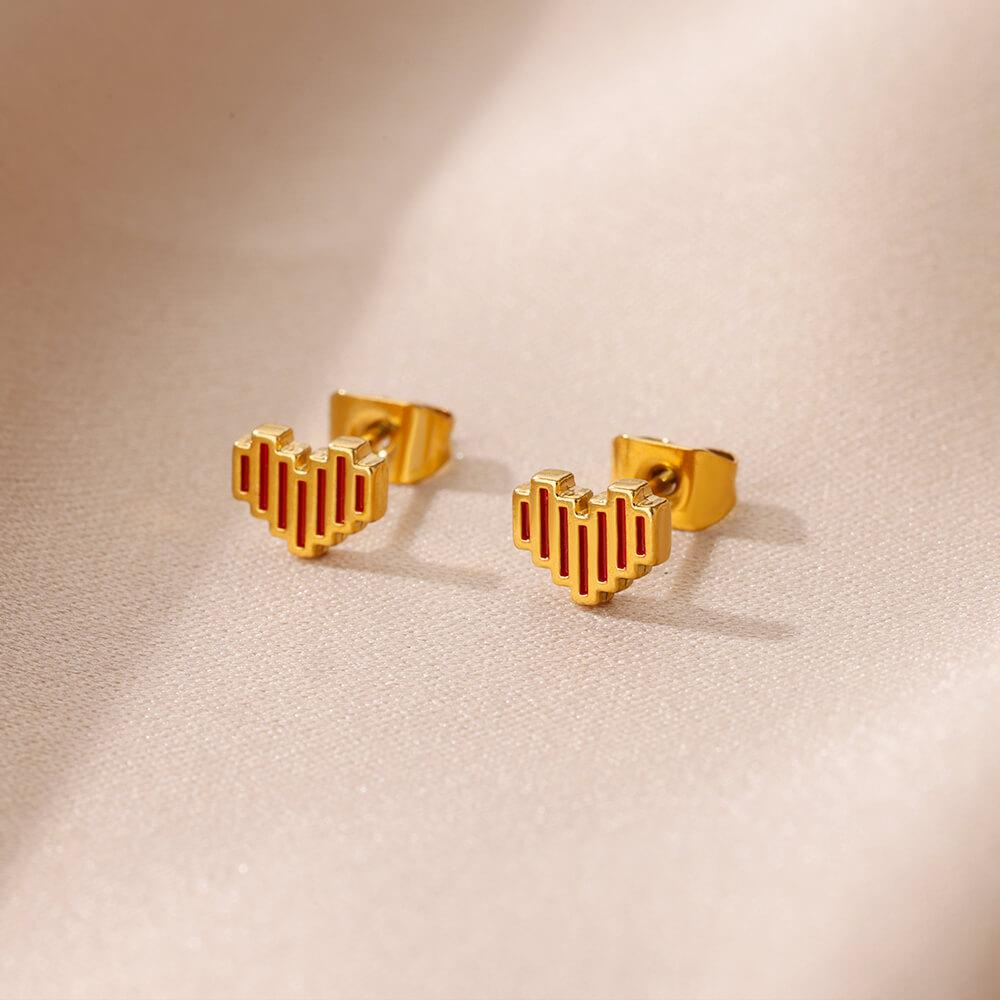 Winzige bunte Emaille Seestern Edelstahl Ohrringe für Frauen Trendige goldfarbene Stecker Ohrringe Wasserdicht Urlaub Zirkon Geschenk