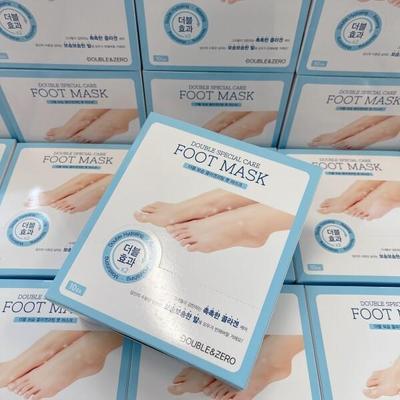 Double & Zero - Double Special Care Fußmaske, feuchtigkeitsspendend, Kbeauty, koreanische Kosmetik, Probe