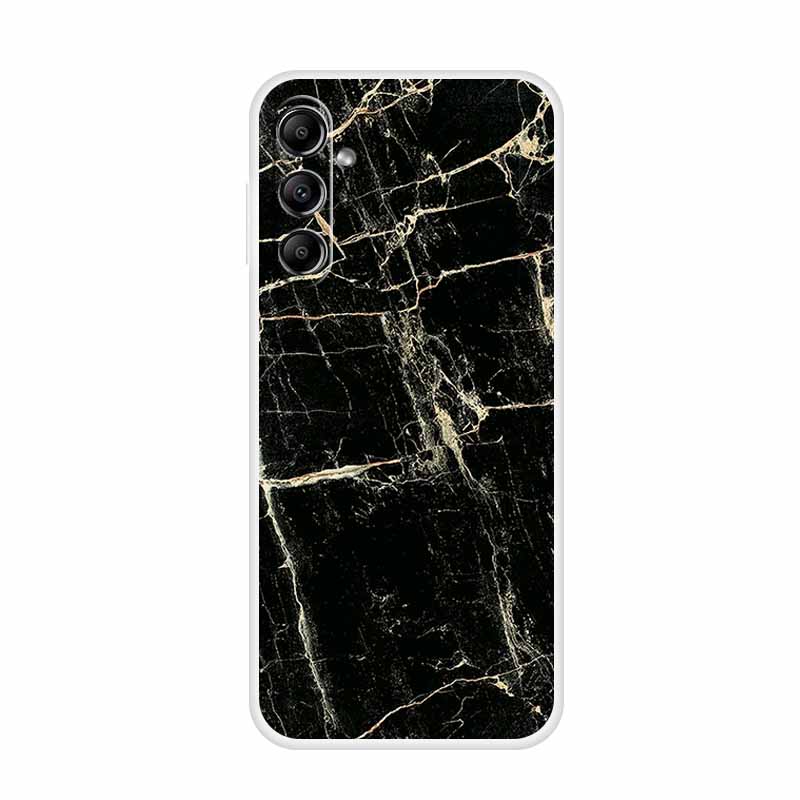 For Samsung Galaxy A14 A34 A54 5G Marble Soft Case Silicone TPU Phone Back Cover Coque for Samsung A 54 34 14 4G Cartoon Fundas