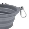 Lightweight Pet Feeder Foldable Dog Bowl, Collapsible Cat Bowl with Carabiner, Portable Silicone for Dogs Cats Travel Camping