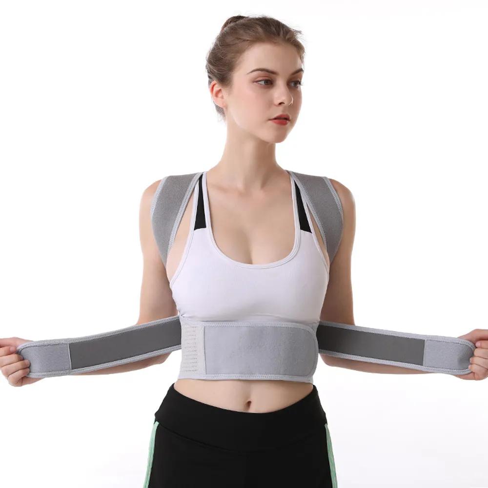 1/3Xl 4Xl Magnetic Back Brace Support Scoliosis Posture Corrector Belt For Spine Pain Relief