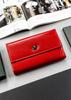 Women's Leather Wallet PTN D19-NGV-7612 Red