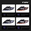 Ford Mondeo S-Max (07-13) Headlight Assembly with Modified Lens, DRL, and Flowing Turn Signals