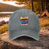 s Retro Cassette Tape Print Baseball Cap  Lightweight Washed Duckbill Unisex Hat for Unisex  Women