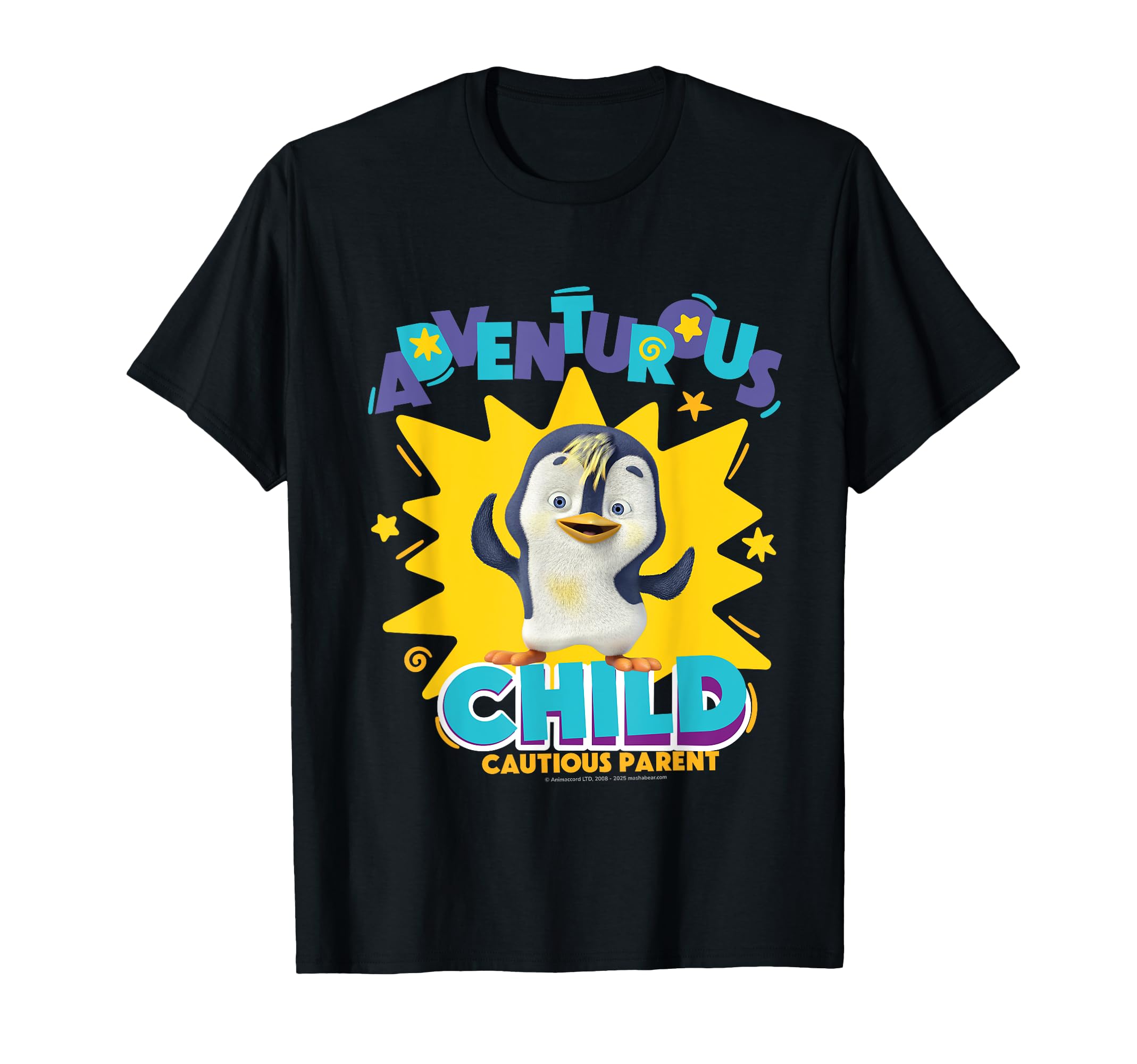 Adventurous Child Friends. T-shirt чёрный