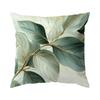 1/4pcs Green Leaves Cushions Pillowcase Polyester Cushion Cover Throw Pillow Pillowcover Home Car Sofa Decor