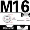 Double-Stacked Interlocking Toothed Anti-Slip Lock Washer 304 Stainless Steel DIN25201