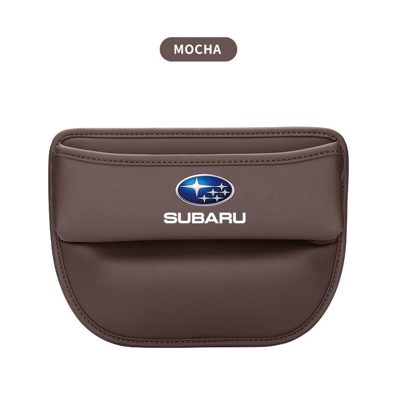 1Pcs Car Gap Storage Box Auto Interior Leather Organizer For Subaru BRZ Outback WRX Ascent Levorg Forester XV Crosstrek Impreza Y17