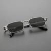 Trendy Fashion Men's Sunglasses Metal Square Frame Casual Simple Accessories Sunglasses