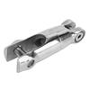 Double Anchor Swivel Connector 316 Stainless Steel Heavy Duty Multi Directional Mooring Connector 3200 Lbs Capacity for