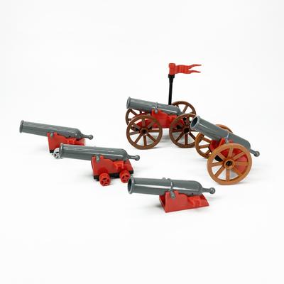 Skládačka Sestavené Stavebnice Dělo Vojenská Zbraň DIY Plastové Hračky Díly Příslušenství Dětské Osvícení Vzdělávání