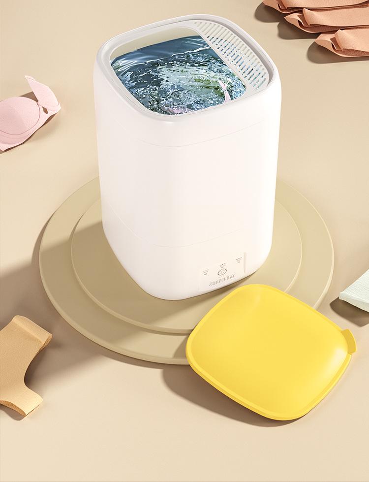 Kompakte Unterwäsche- und Babykleidungswaschmaschine: Schlaf-, Reise- und Heim-Essential-Gadget