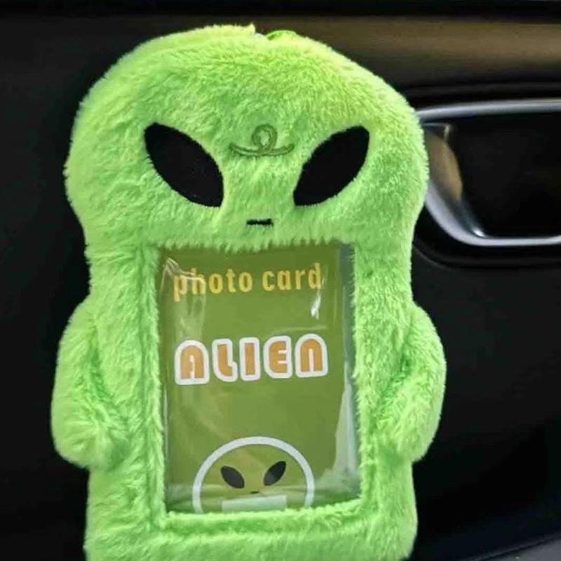 Cartoon Card Holder Keychain Cute Idol Photocard Display Pendant Kpop Photo Card Sleeve Protective Case Kawaii Card Cover