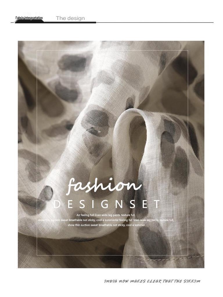 Xinxing 2025 V-neck Cotton Linen Swing Travel Dress - Mid-length Summer Vacation Wear