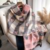 Sciarpa Spessa Calda Invernale di Lusso Donna Sciarpa e Coprispalle in Cashmere Pashmina Foulard Bufanda Donna Lunga con Nappe Echarpe