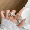 Adjustable Ocean Animal Jewelry Sparkly Shell Ring Unique Crab Ring  Gift
