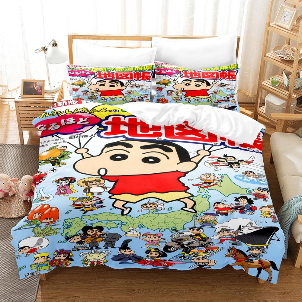 

Bed Three-Piece Sci-Fi Cute 3D Digital Printing Kit 90 * 200