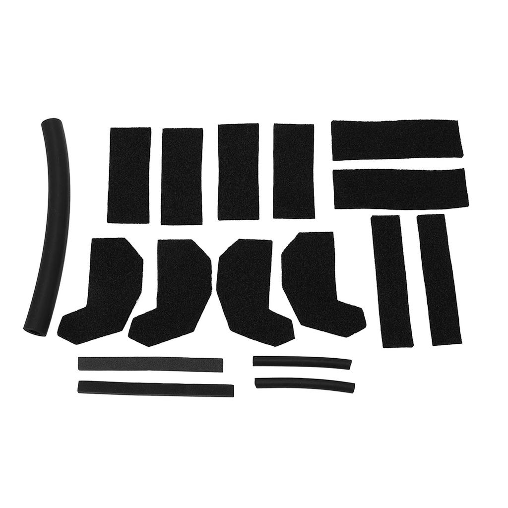 17PCS Hard Top Foam Blocker Seal Kit 68026937AB Strong Sealing Replacement For Jeep Wrangler JK 2007‑2018