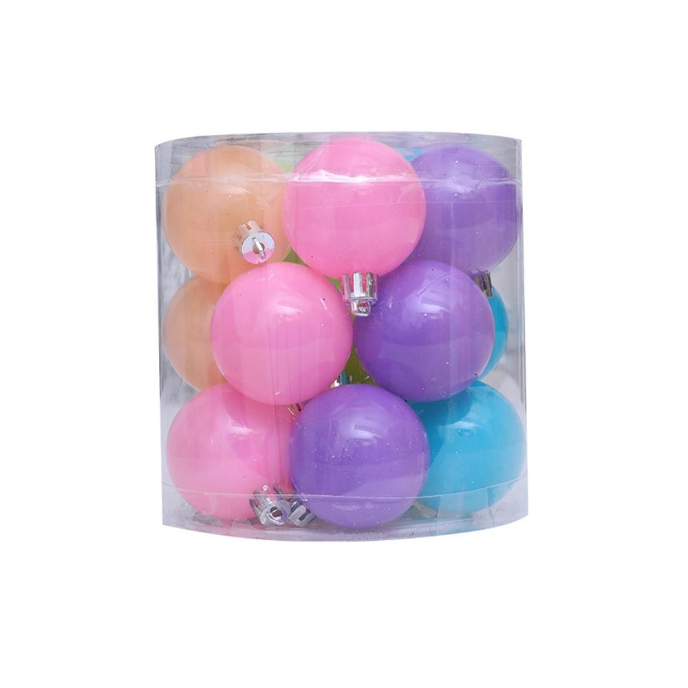 15/20pcs Plastic Christmas Ball Colorful Hang Bauble Ball Xmas Tree Hanging Ornament  Party