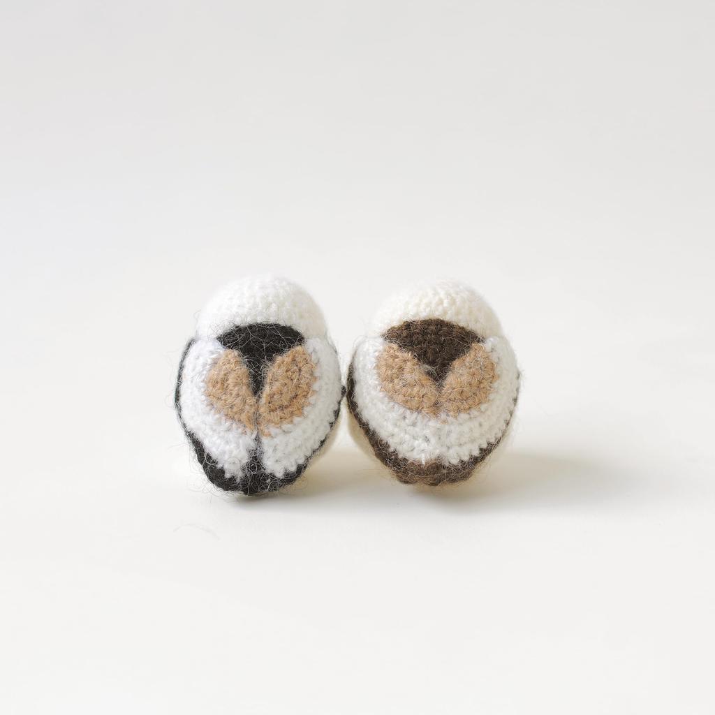 Hamanaka Amigurumi Japanese Tit with Hamanaka Makes two size approximately wide x 6cm Kit Long-tailed (Made Mohair) - figures, 4.5cm high,