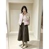 Korean stand-up collar ribs down vest women, winter new loose vest simple women's sleeveless top