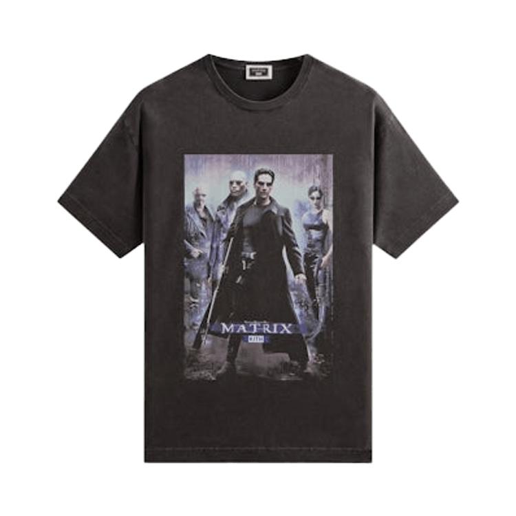 Kith For The Matrix Poster Vintage Tee Black Unisex Tops KHM035050-001 M