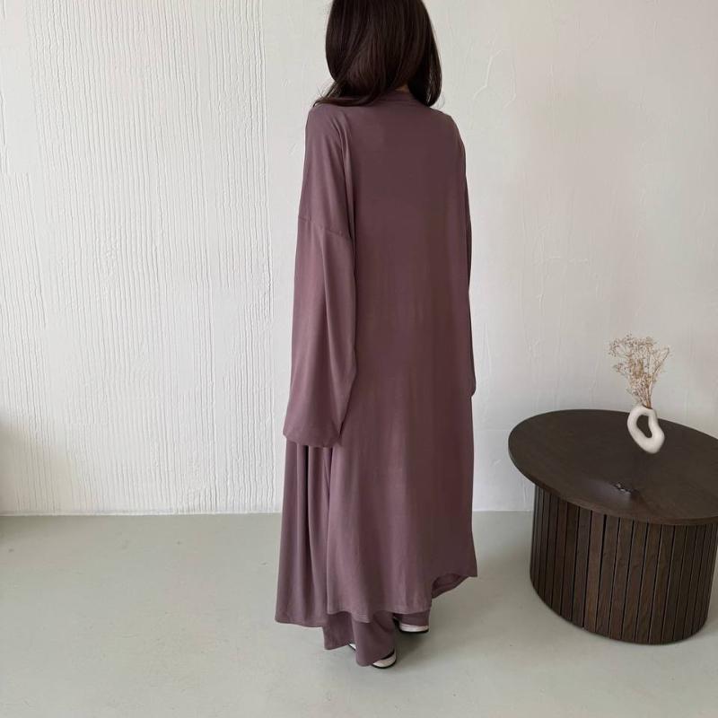 European and American women's summer casual cardigan set