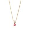 Zodiac Birthstone Cubic Zirconia Necklace: Retro Artistic 18K Gold-Plated Titanium Chain