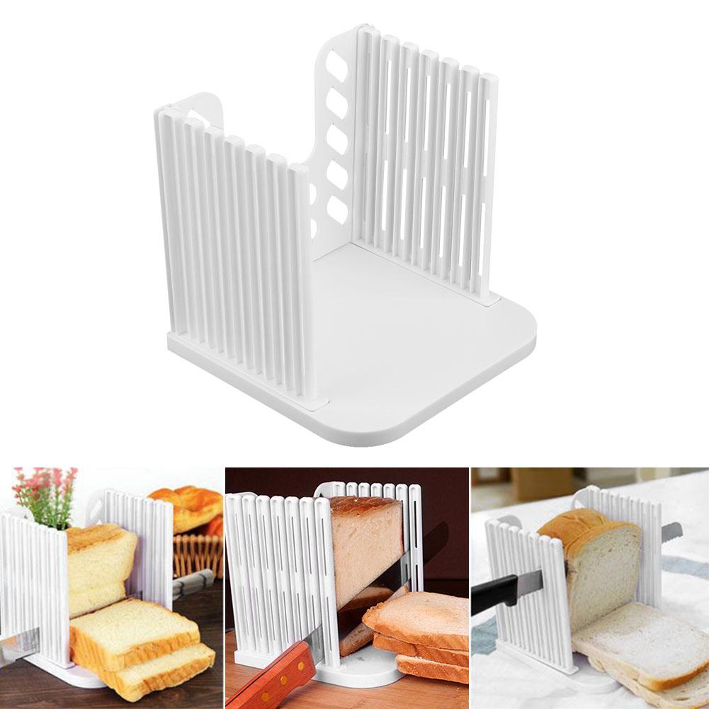 Foldable Bread Slicer Loaf Toast Cutter Mold Baking Tools for Slicing Bread Kitchen
