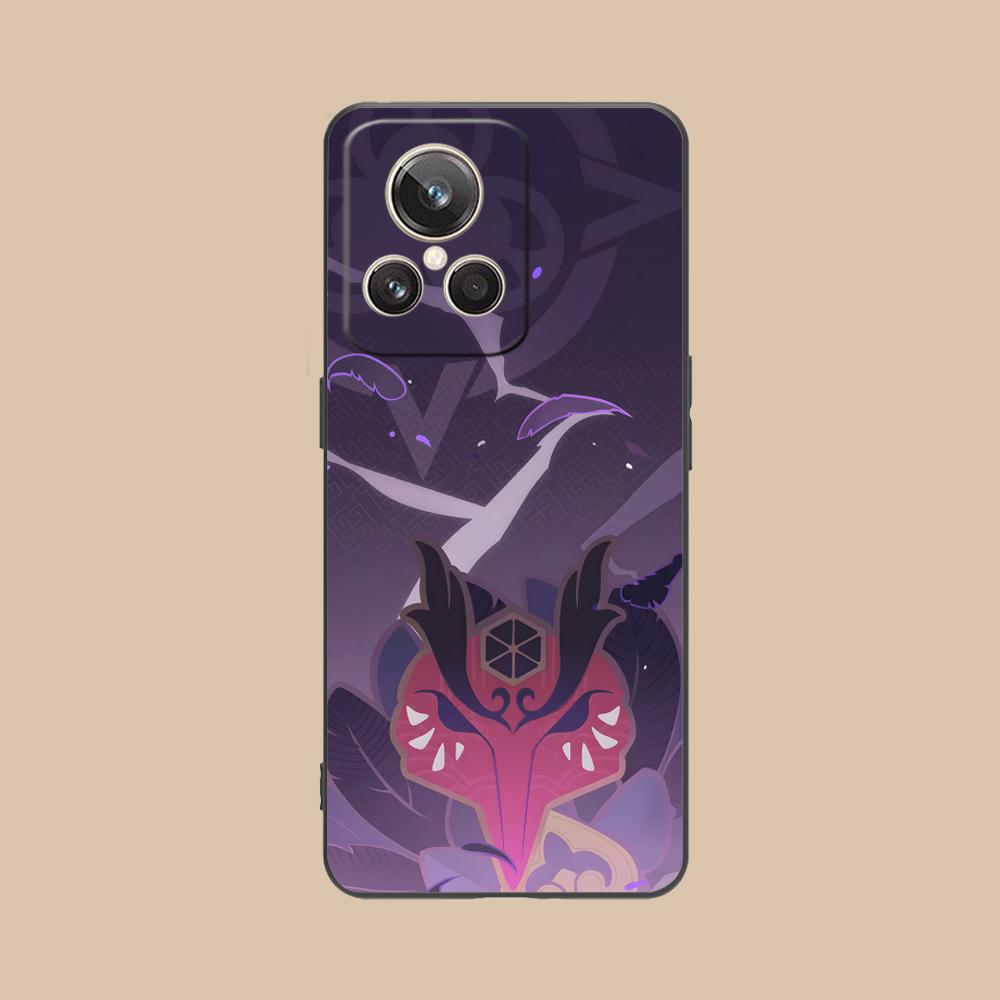 Game GI Kujou Sara Mobile Phone Case for Realme GT 8 Neo Pro C75 73 71 C67 65 C55 53 C35 31 C20 15 Colorful Printing Cover Cover