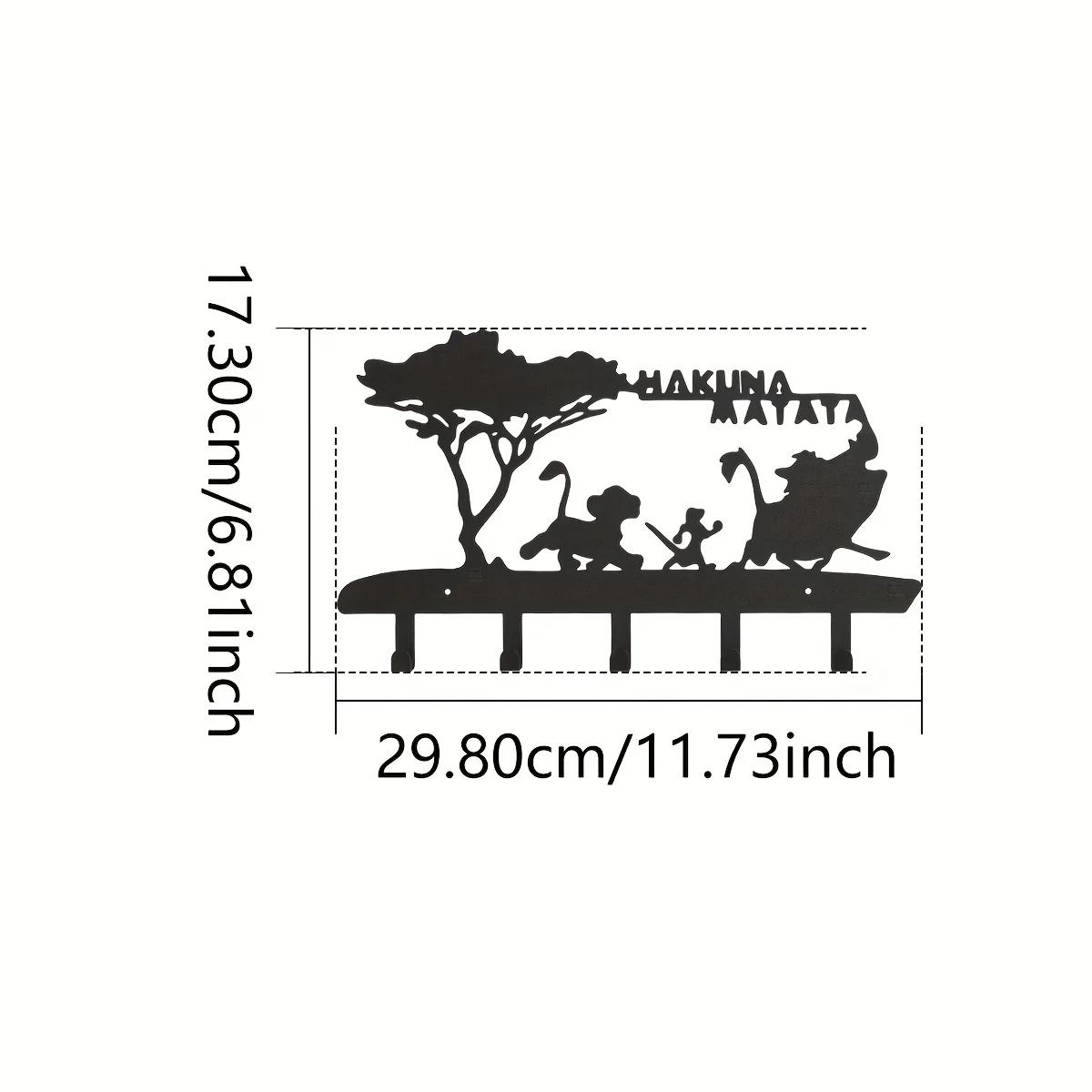 

CIFBUY держатель для ключей настенный крючки для ключей для настенного декоративного украшения с 5 крючками черный металлический органайзер для ключей стойка вешалка домашний декор бронзовый