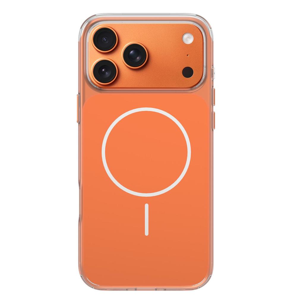 iPhone 17 Pro Max Transparent Frosted Magnetic Charging Protective Case - Creative & Personalized Design