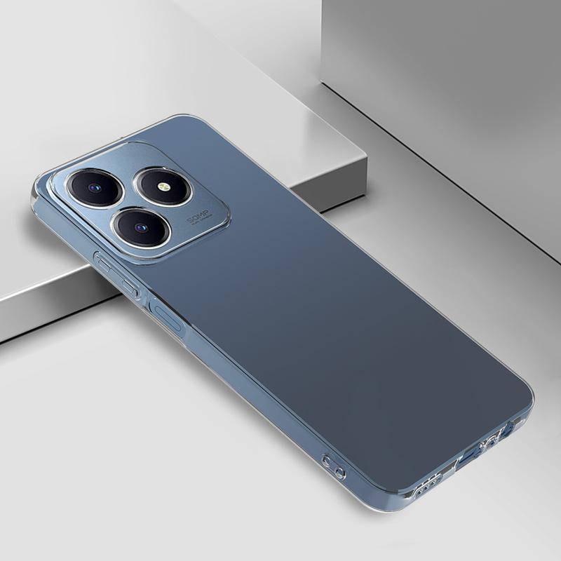 Simple Slim Soft TPU Clear Camera Protection Cover For Realme C63 RealmeC63 4G Phone Cases