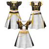 Girls Milk Silk Children's Skirt, Flying Sleeve Dress with Bag