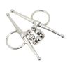 135mm Stainless Steel Horse Mouth Bit Horse Mouth Riding Full Cheek Snaffle Bit with Ball Chain