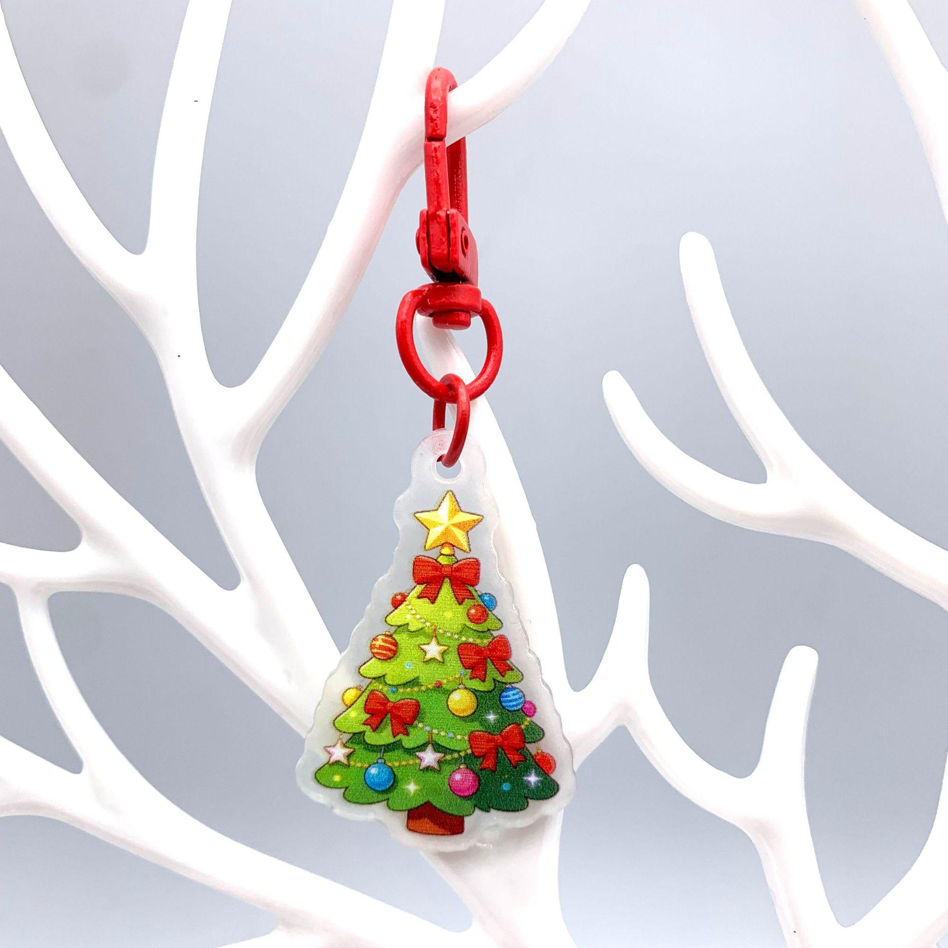 

International Christmas Acrylic Keychain Gift