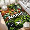 Custom Name Personalized Ben 10 Cartoon Print Carpet, Versatile Home Decor Rug, for Playroom, Apartment, Balcony, Entryway, Hallway Gift
