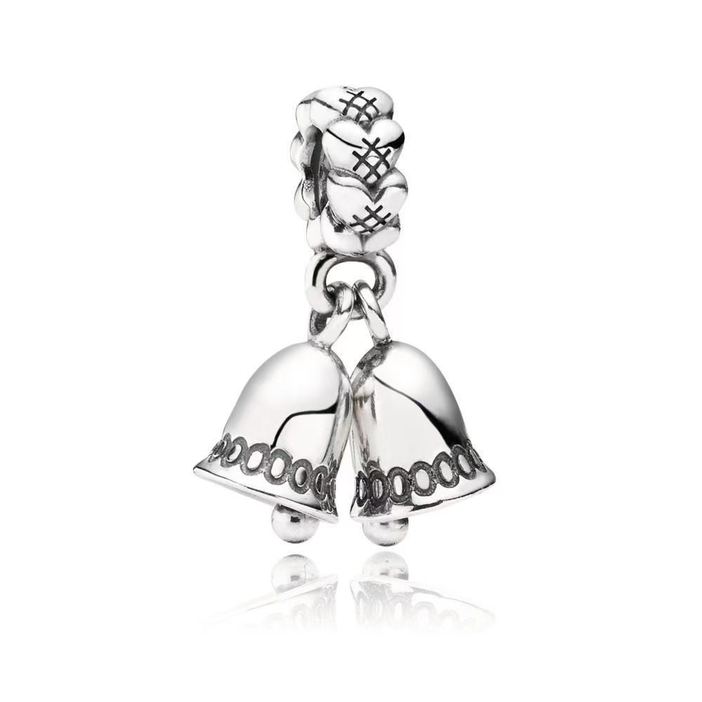 S925 Silver Jewelry DIY Charms Set With Eiffel Tower High Heels Dolphin Palm Tree Heart Wings Pendants Handmade Craft Gift Accessories