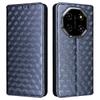 For Blackview Shark 6/Oscal Tiger 8 Case Wallet Rhombus Imprinted Leather Phone Cover