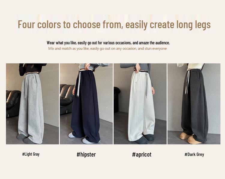 Girls' 2025 Fleece Scimitar Pants: Stylish and Casual Autumn/Winter Sweatpants for Big Kids