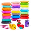 Eclet (Pack Of 12) Air Dry Clay, Colorful Children Soft Clay, Creative Art Crafts, Gifts For Kids-Multi Color. Non-Toxic