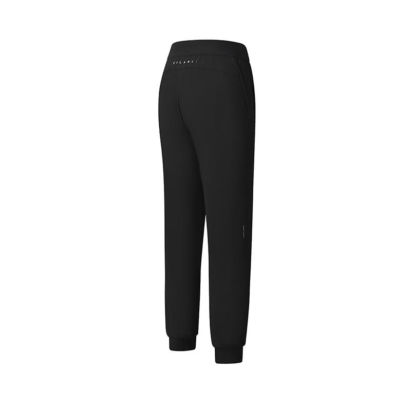 New FILA ATHLETICSFitness Collection Knitted Sports Pants Women's Pitch Black A11W521605F-BK