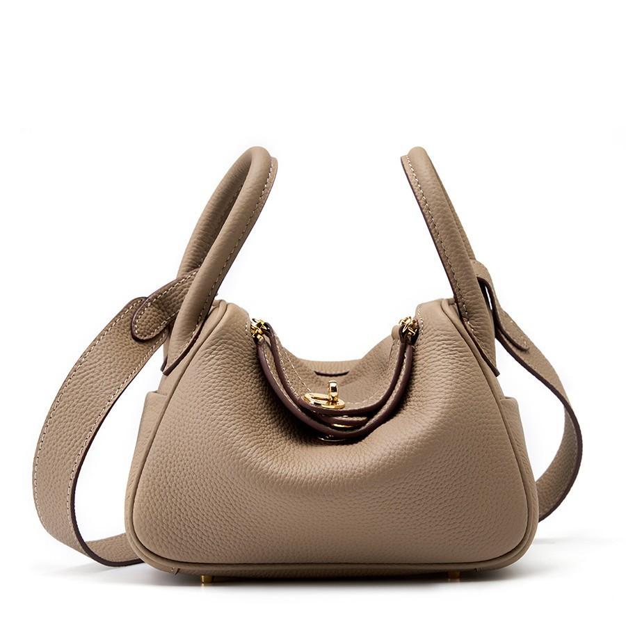 Autumn and Winter New Versatile Top-layer Cowhide Crossbody Bag Fashionable and Versatile Commuter Crossbody Bag